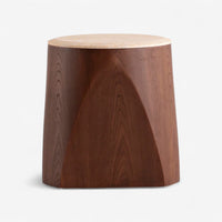 Sabbia Travertine Side Table - The Essential 
