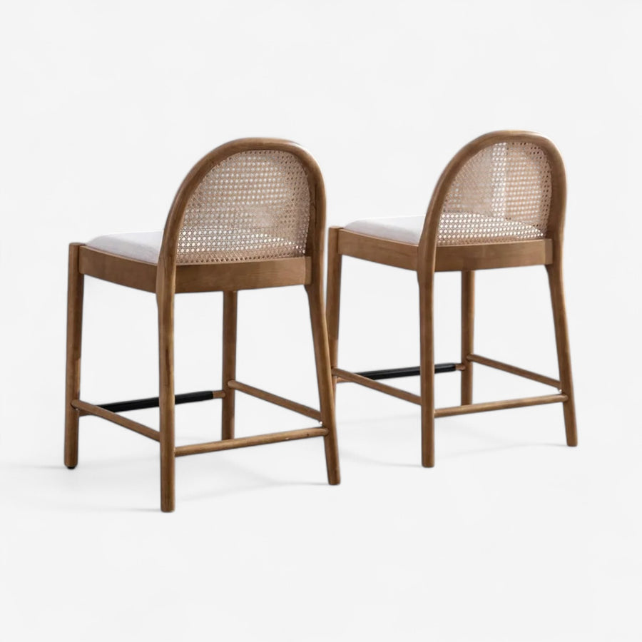 Caned Counter Stools