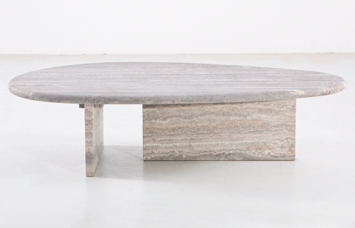 Cenere Travertine Coffee Table - The Essential 