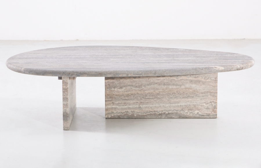 Cenere Travertine Coffee Table - The Essential 