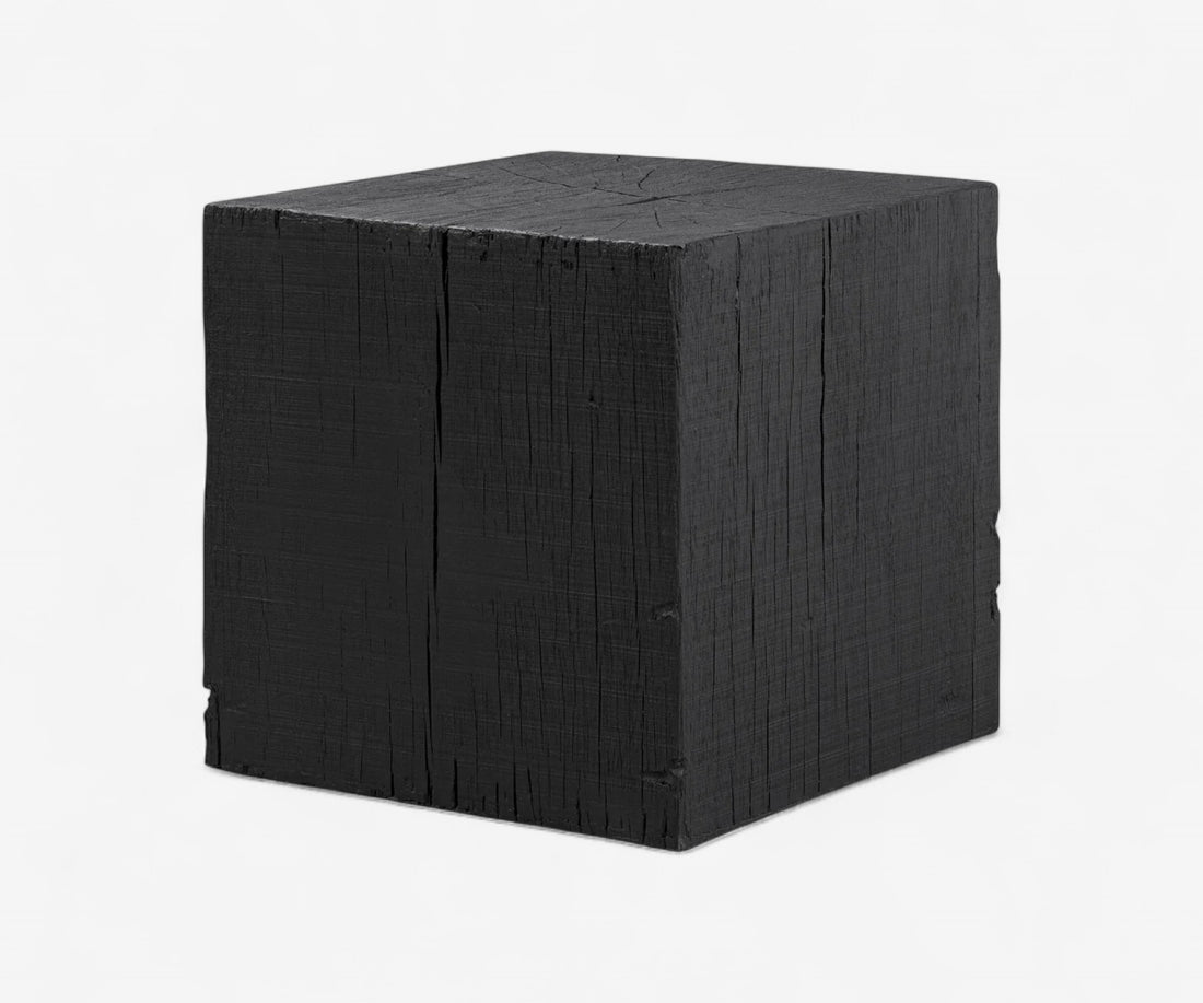 Shou Sugi Block Side Table - The Essential 