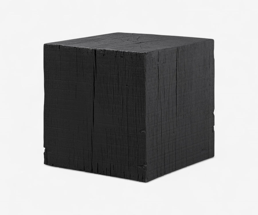 Shou Sugi Block Side Table - The Essential 