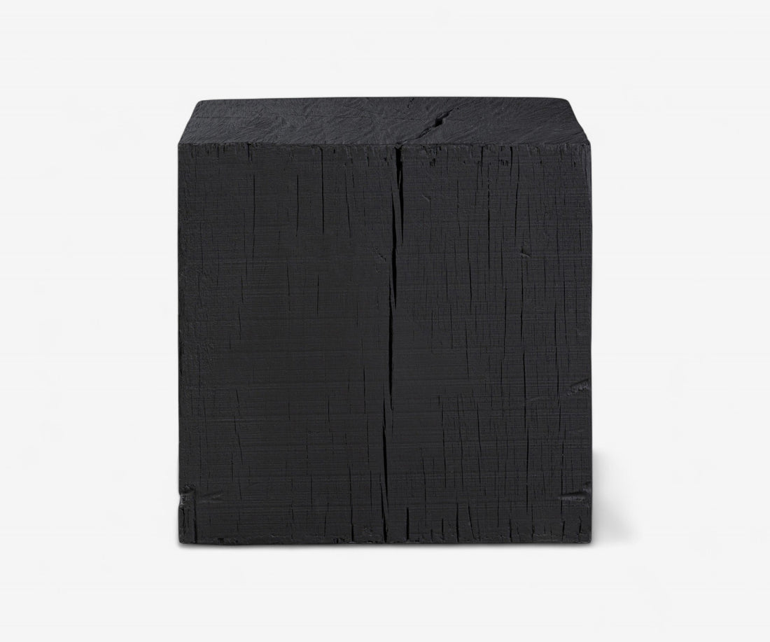 Shou Sugi Block Side Table - The Essential 