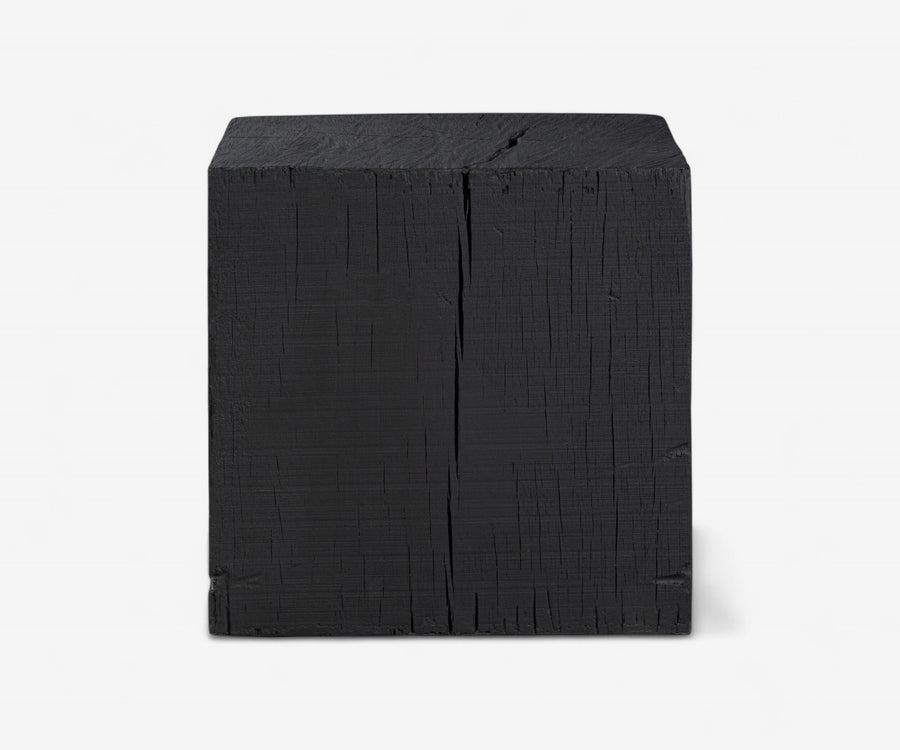 Shou Sugi Block Side Table - The Essential 