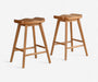 Solid Wood Counter Stool Set - The Essential 