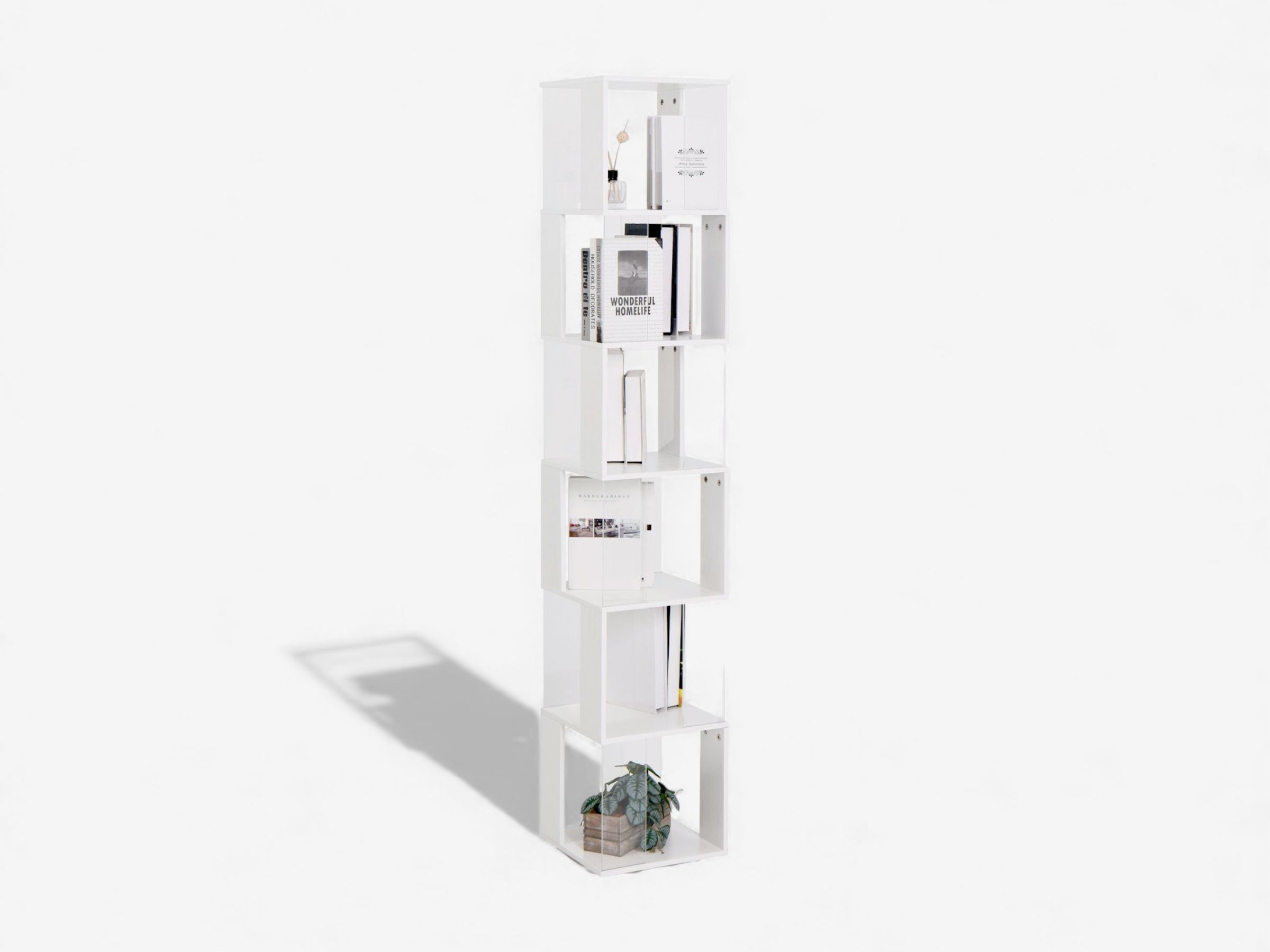 Tetra Rotating Bookshelf - The Essential 