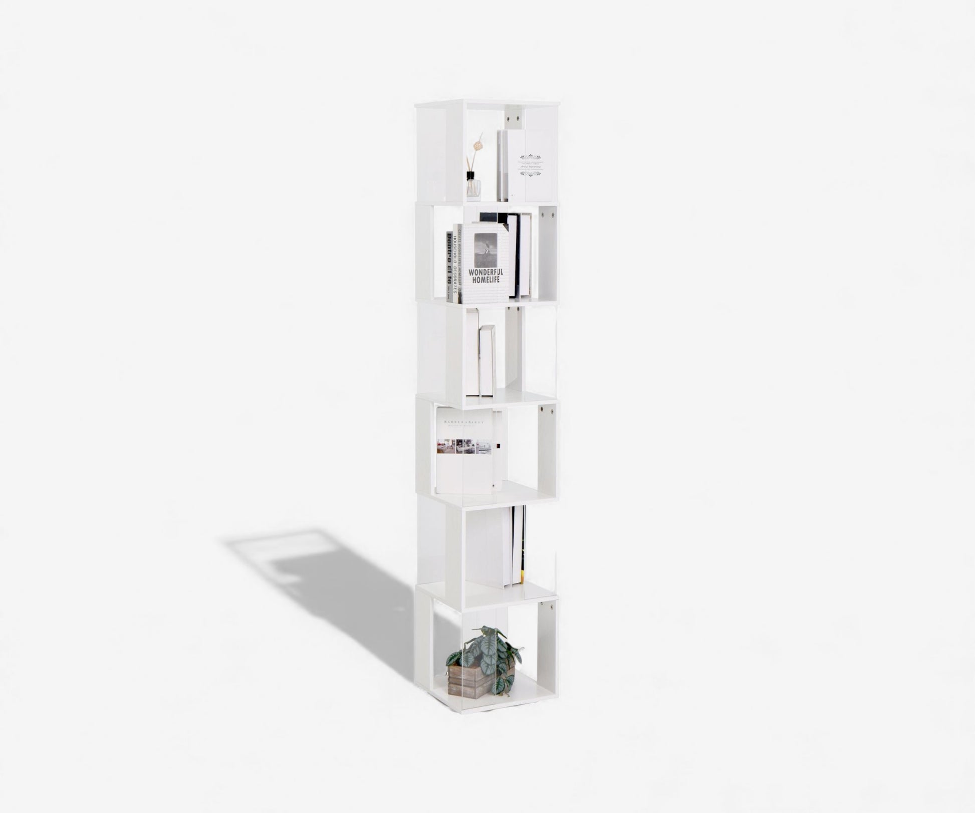 Tetra Rotating Bookshelf - The Essential 