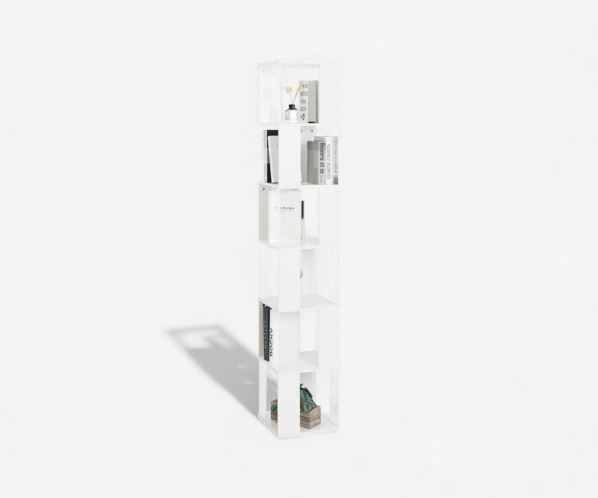 Tetra Rotating Bookshelf - The Essential 