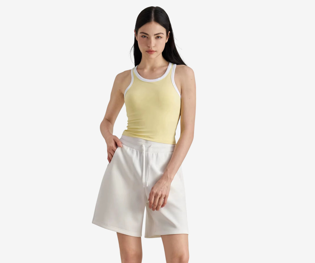 High-Waisted Longline Shorts