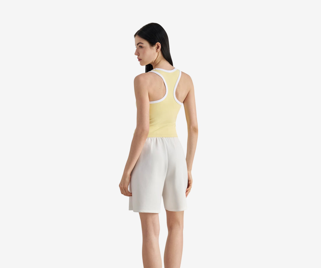 High-Waisted Longline Shorts