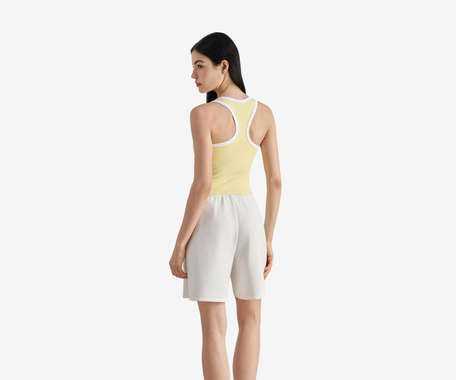 High-Waisted Longline Shorts