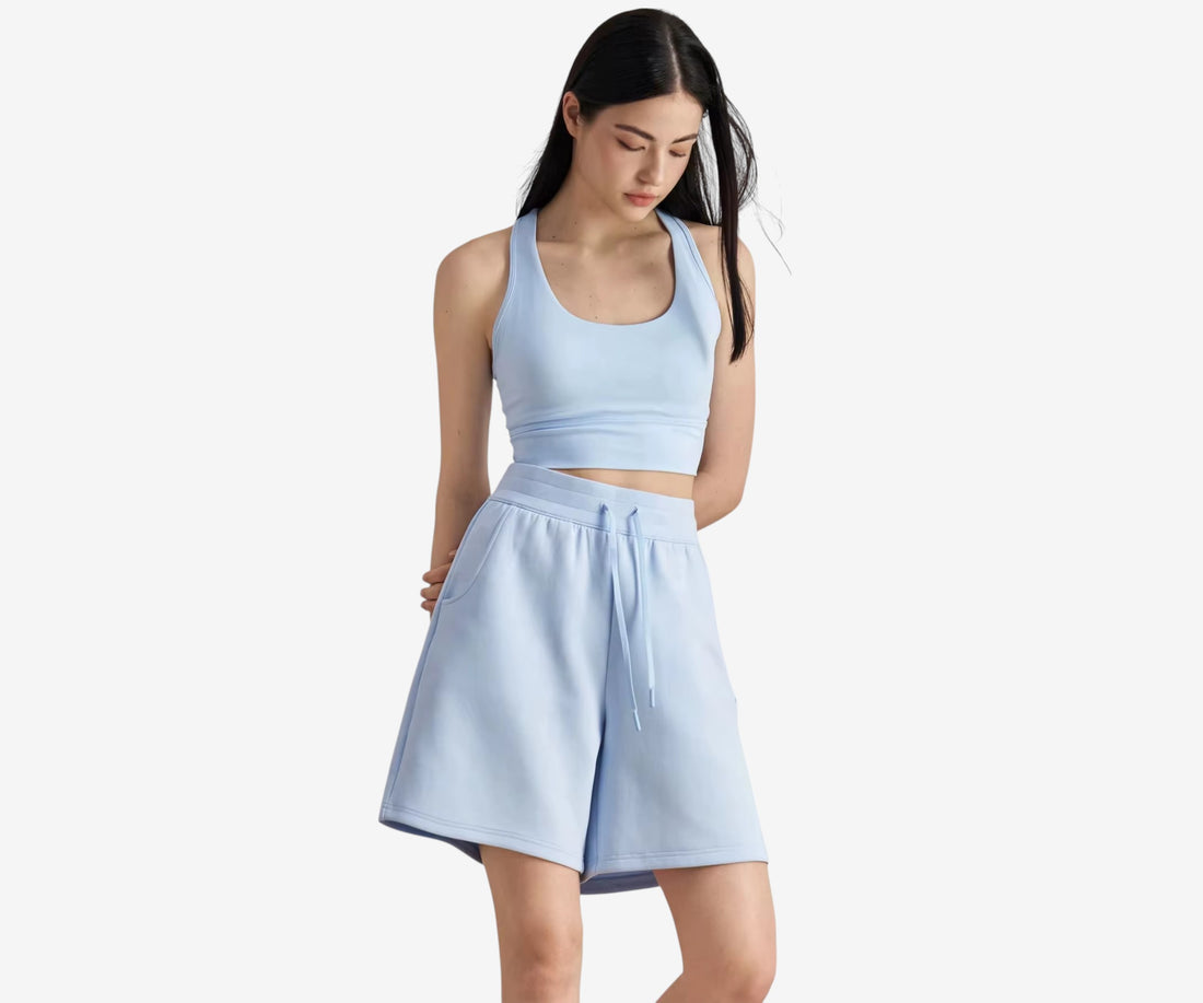 High-Waisted Longline Shorts