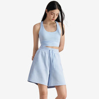 High-Waisted Longline Shorts
