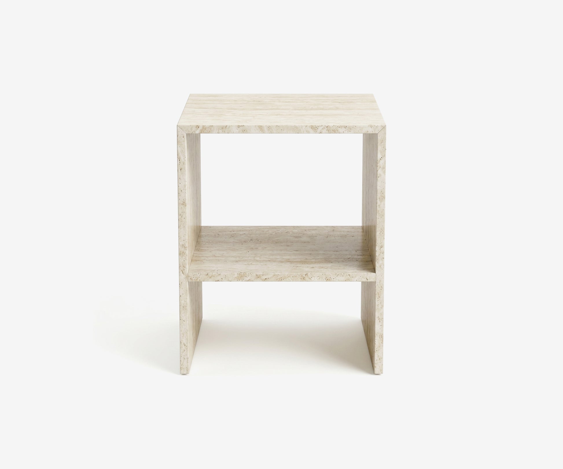 Lucano Travertine Side Table