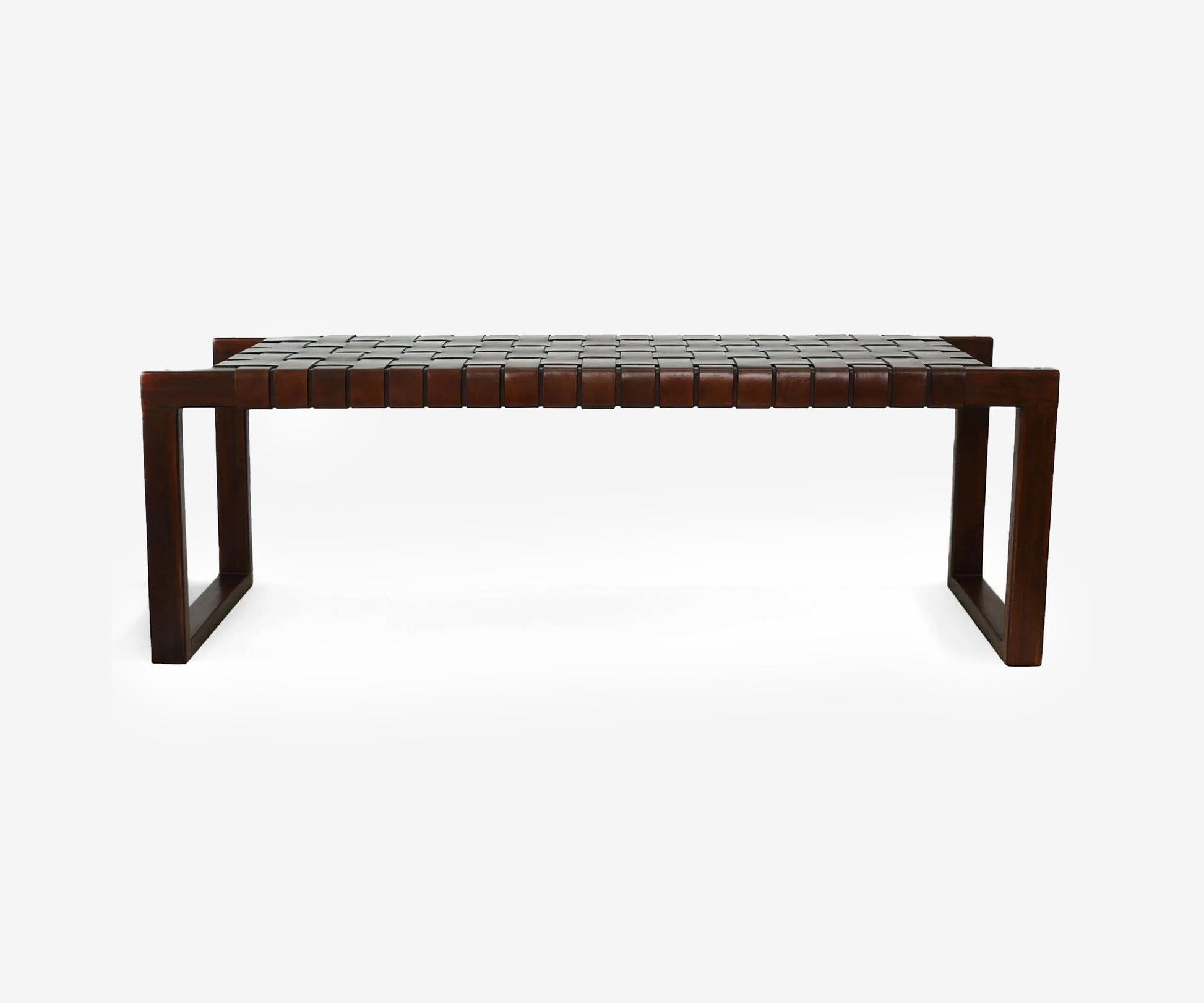 Campbell Leather Bench