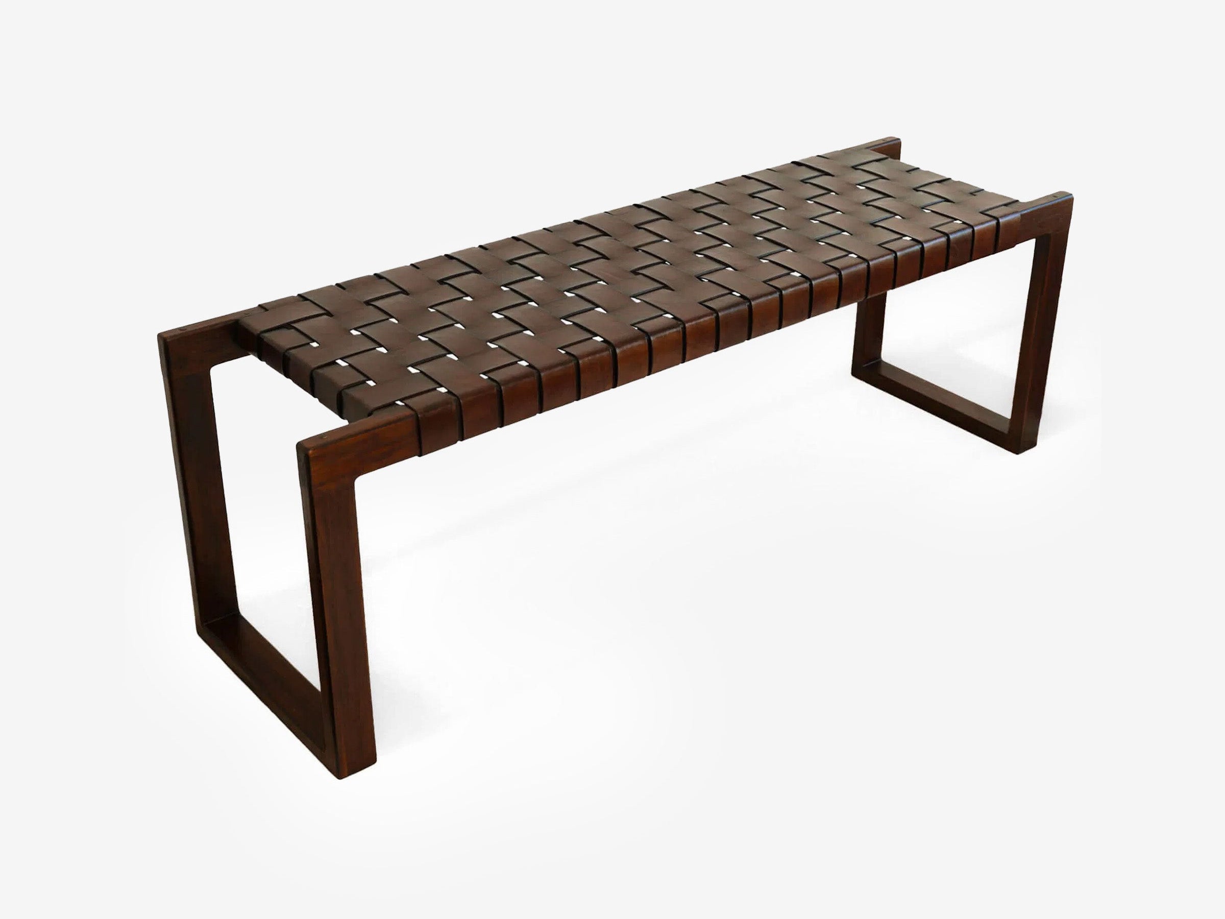 Campbell Leather Bench