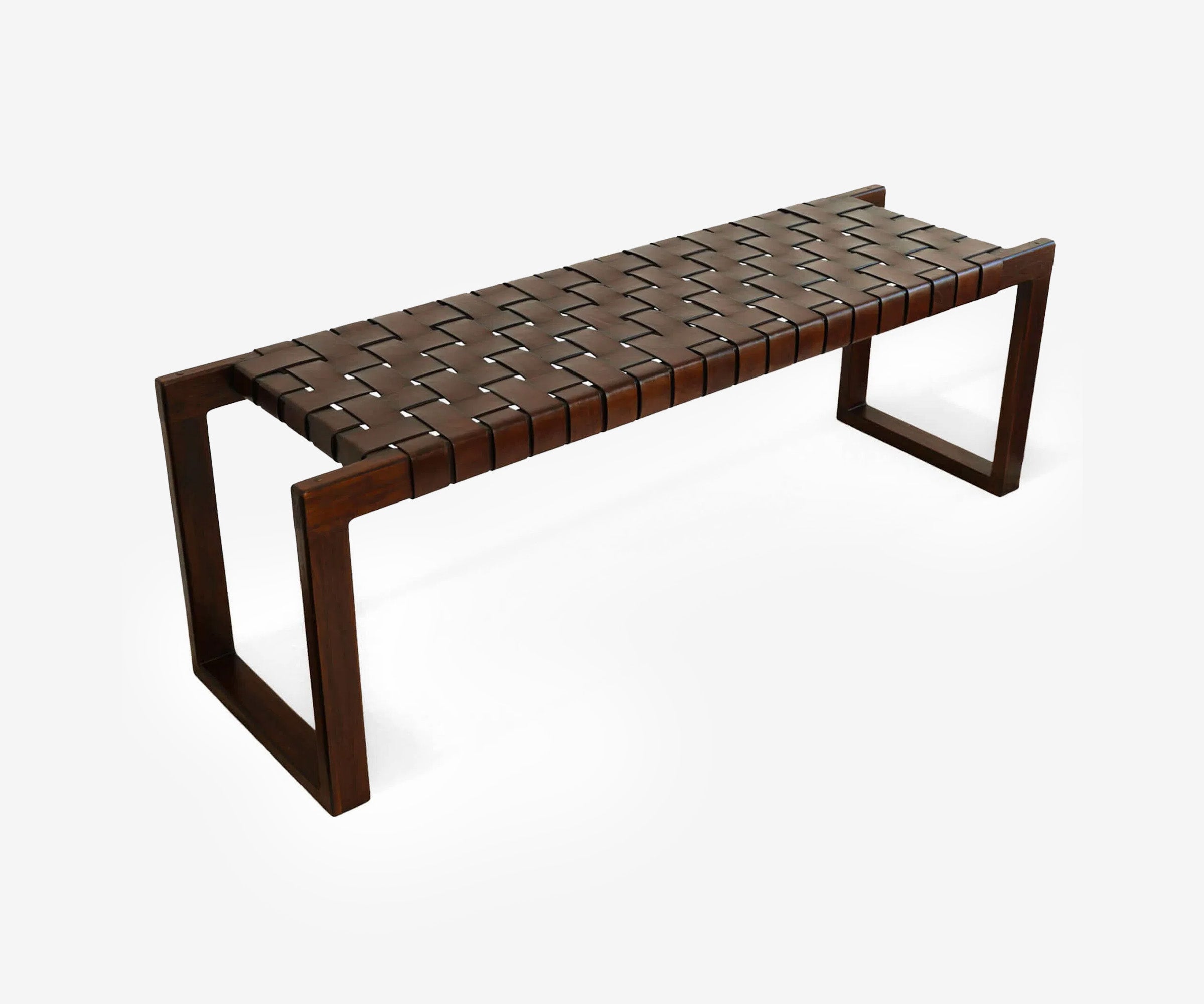 Campbell Leather Bench