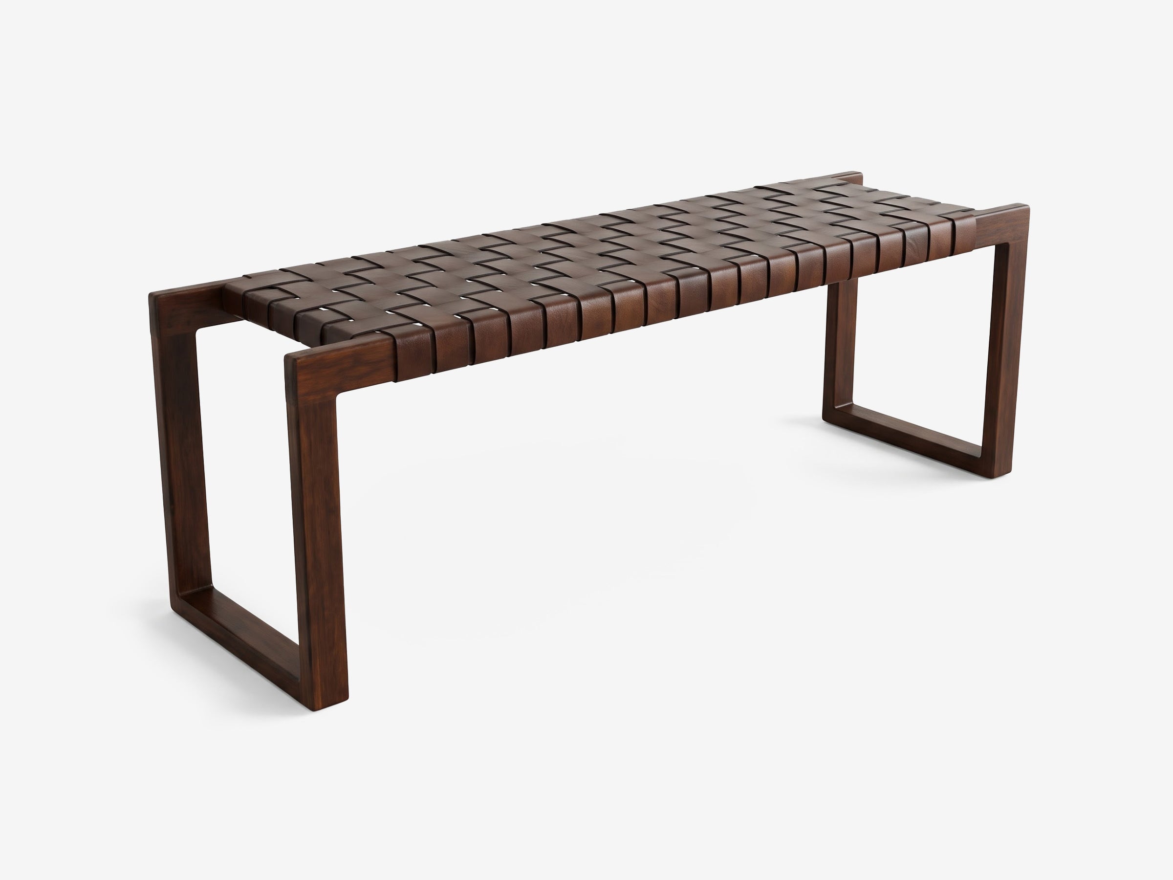Campbell Leather Bench