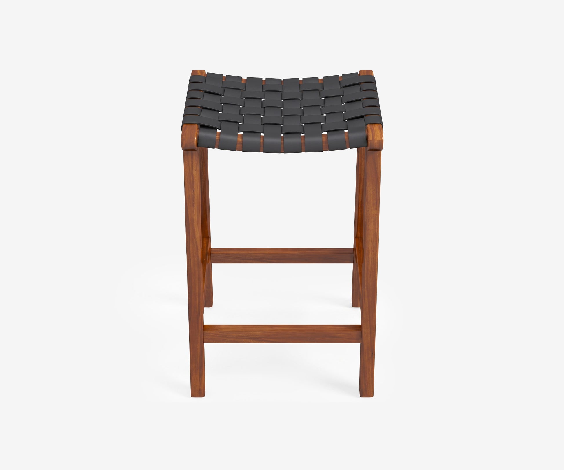 James Leather Counter Stool