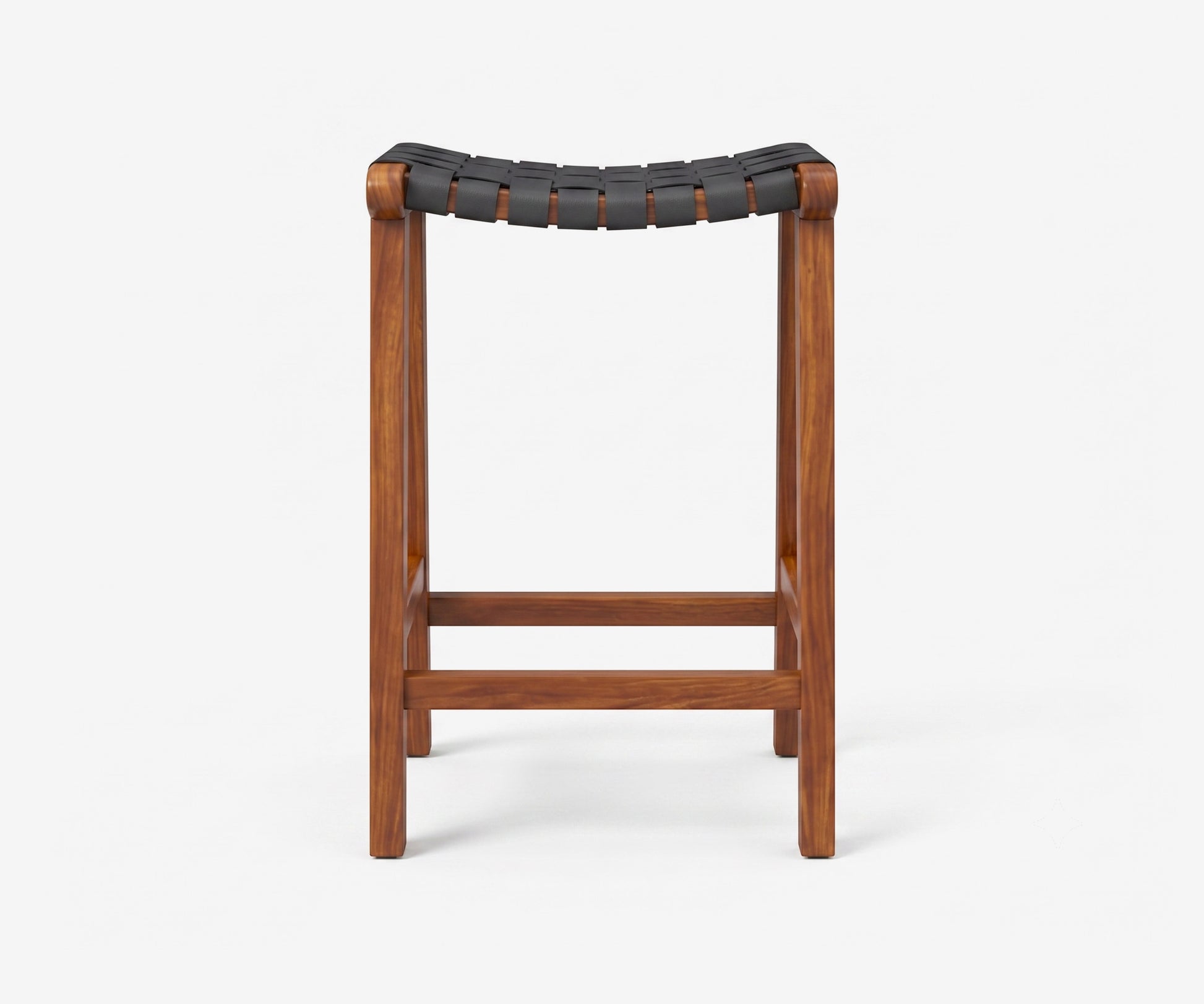James Leather Counter Stool