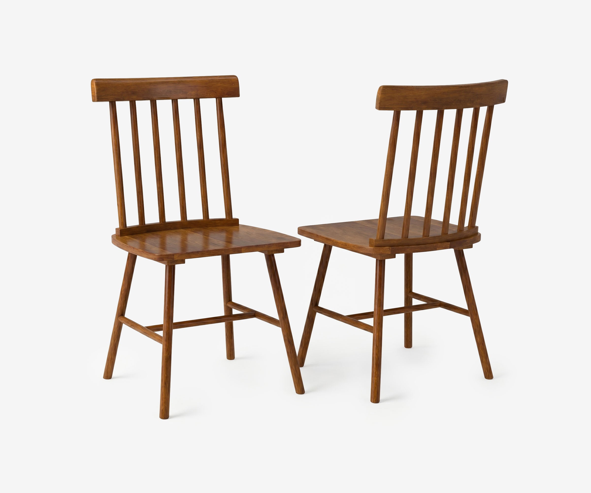 Alder Spindle Dining Chair Set - The Essential 