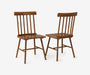 Alder Spindle Dining Chair Set - The Essential 