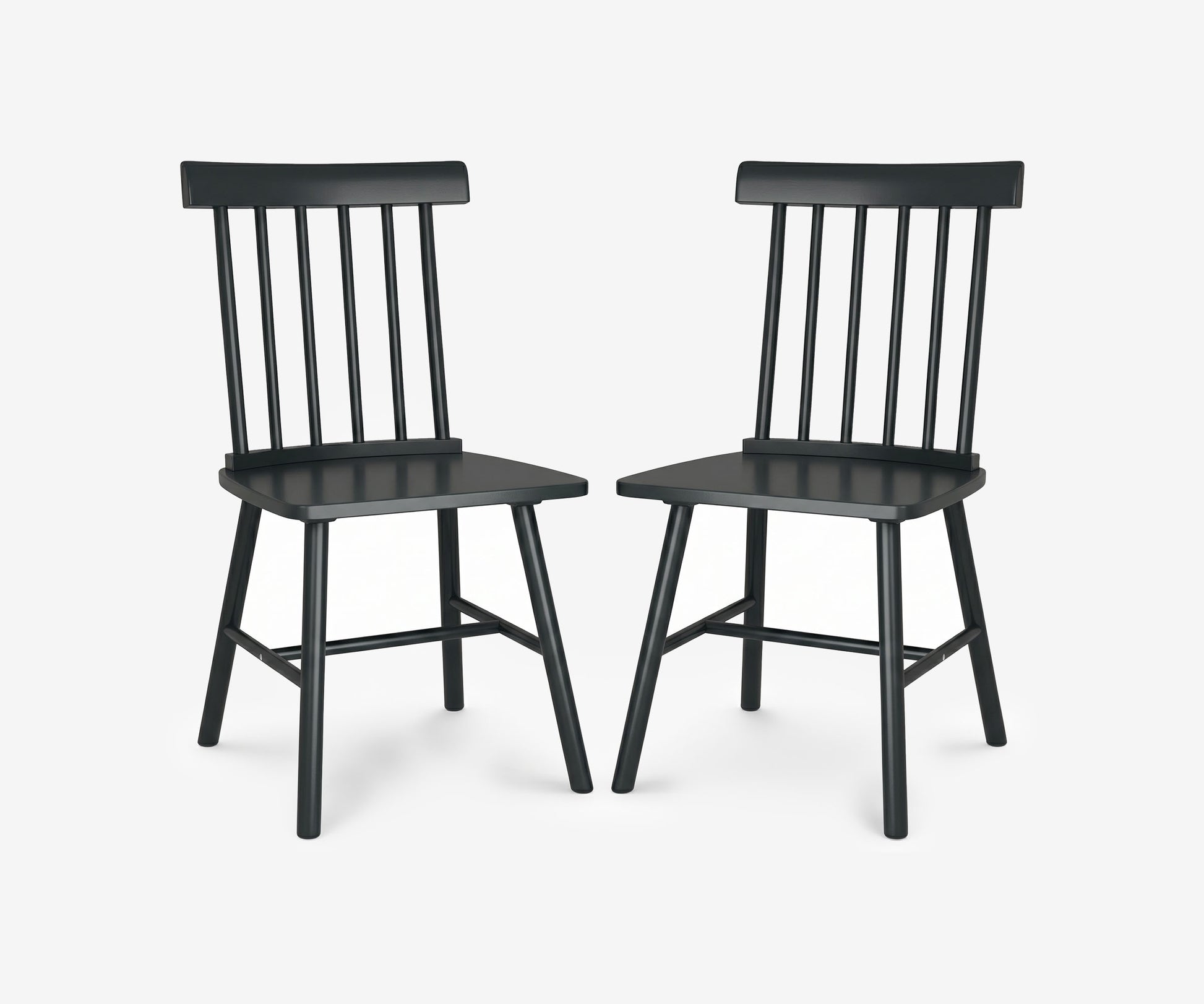 Alder Spindle Dining Chair Set - The Essential 