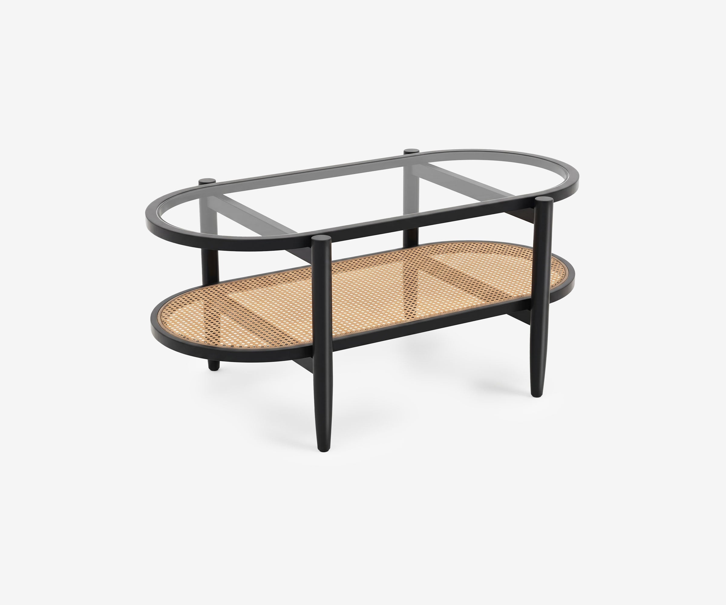 Canne Oval Coffee Table - The Essential 
