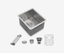Stainless Steel Undermount Kitchen Sink 14" · 4