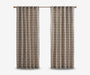 Croft Curtain Panel Khaki Plaid · 2