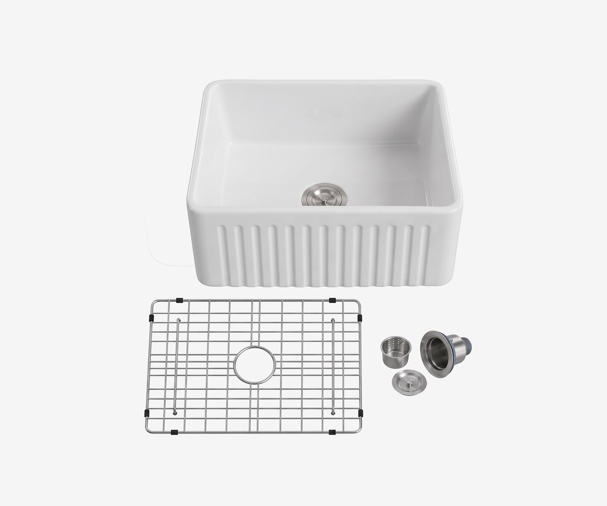 Ceramic Farmhouse Sink 24" · 6b