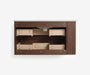 Soffit Wall-Mount Vanity 36" Walnut w/ Shelf · 3