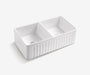 Ceramic Farmhouse Sink 33" Double Basin · 4