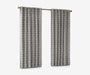 Croft Curtain Panel Gray Plaid · 1