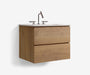 Soffit Wall-Mount Vanity 24" Oak · 4