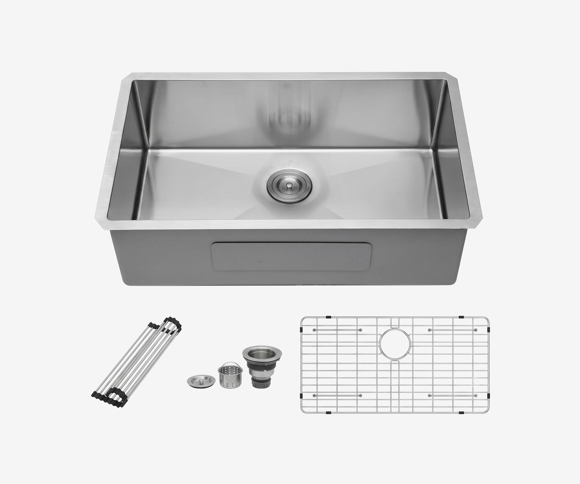 Stainless Steel Undermount Kitchen Sink 33" · 3