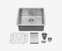 Stainless Steel Undermount Kitchen Sink 21" · 5
