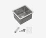 Stainless Steel Undermount Kitchen Sink 13" · 7