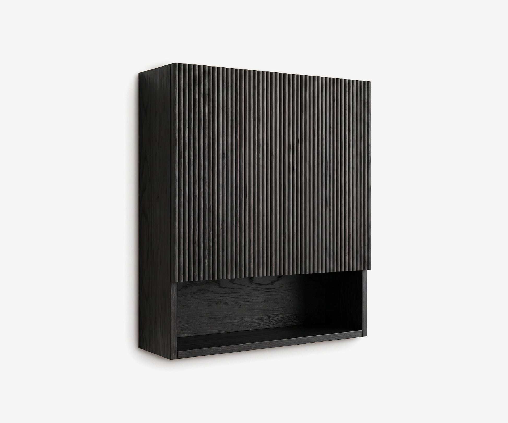 Stave Bathroom Cabinet Black · 1