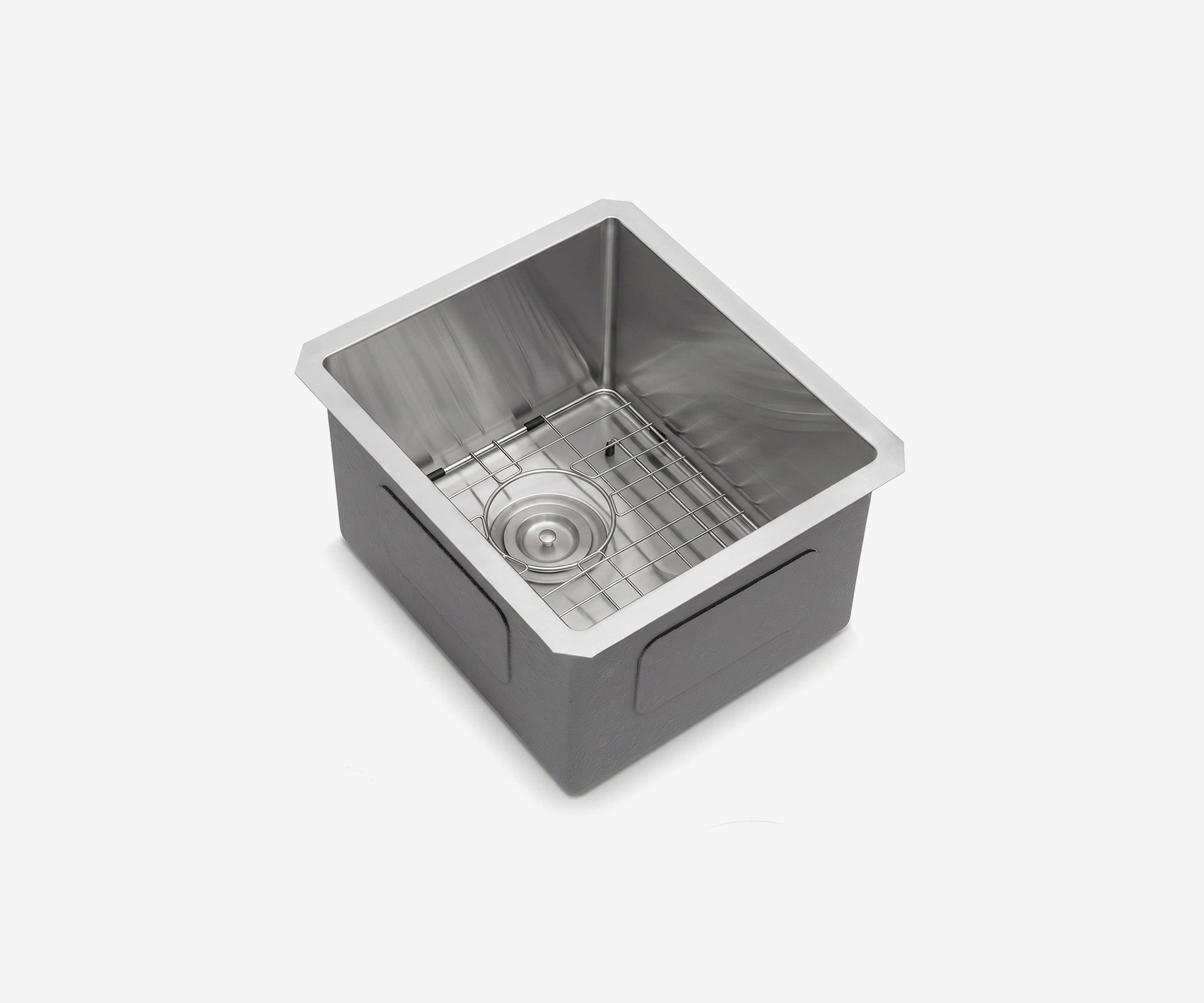 Stainless Steel Undermount Kitchen Sink 14" · 1