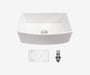 Ceramic Farmhouse Sink 33" Arched · 4