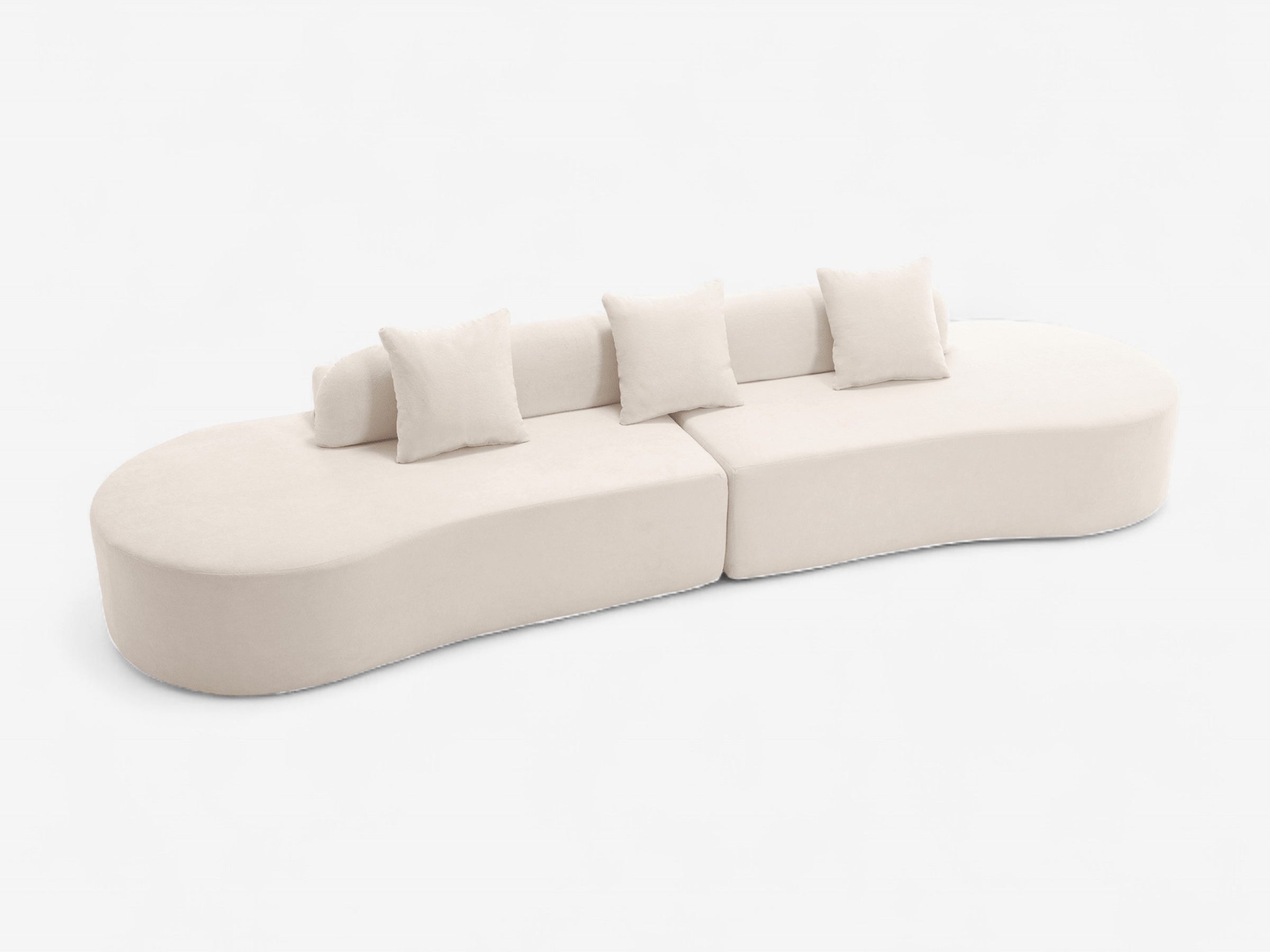 Soft Lines Curved Modular Sofa - The Essential 