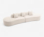 Soft Lines Curved Modular Sofa - The Essential 