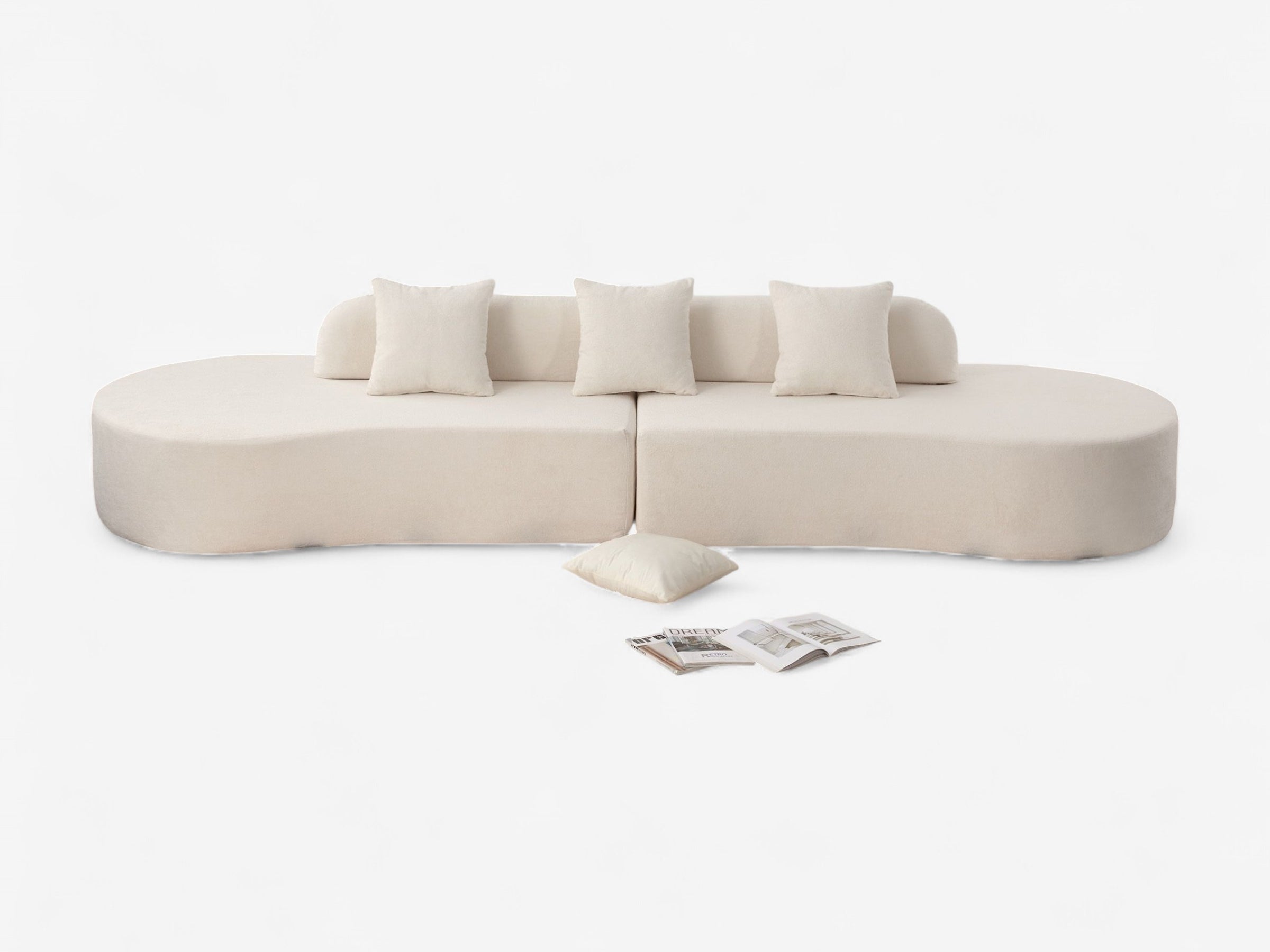 Soft Lines Curved Modular Sofa - The Essential 