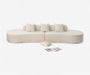 Soft Lines Curved Modular Sofa - The Essential 