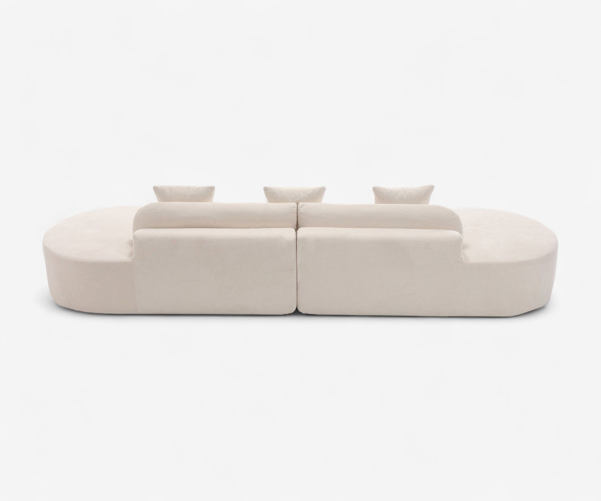 Soft Lines Curved Modular Sofa - The Essential 