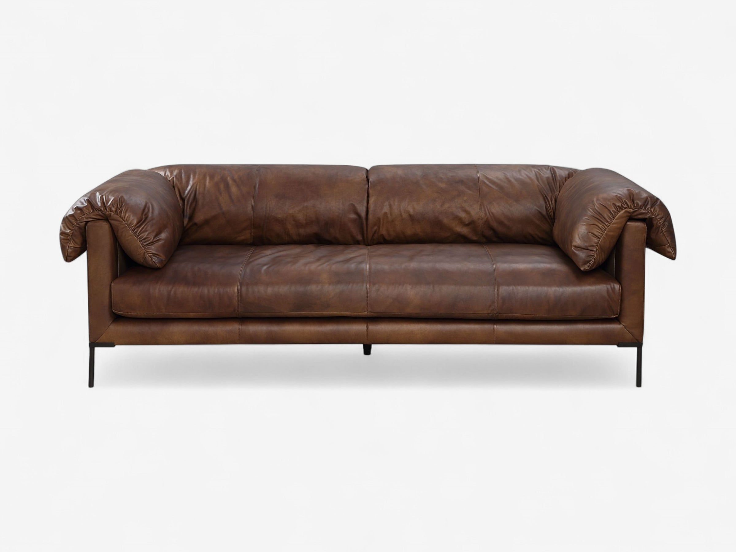 Runway Top Grain Leather Sofa - The Essential 