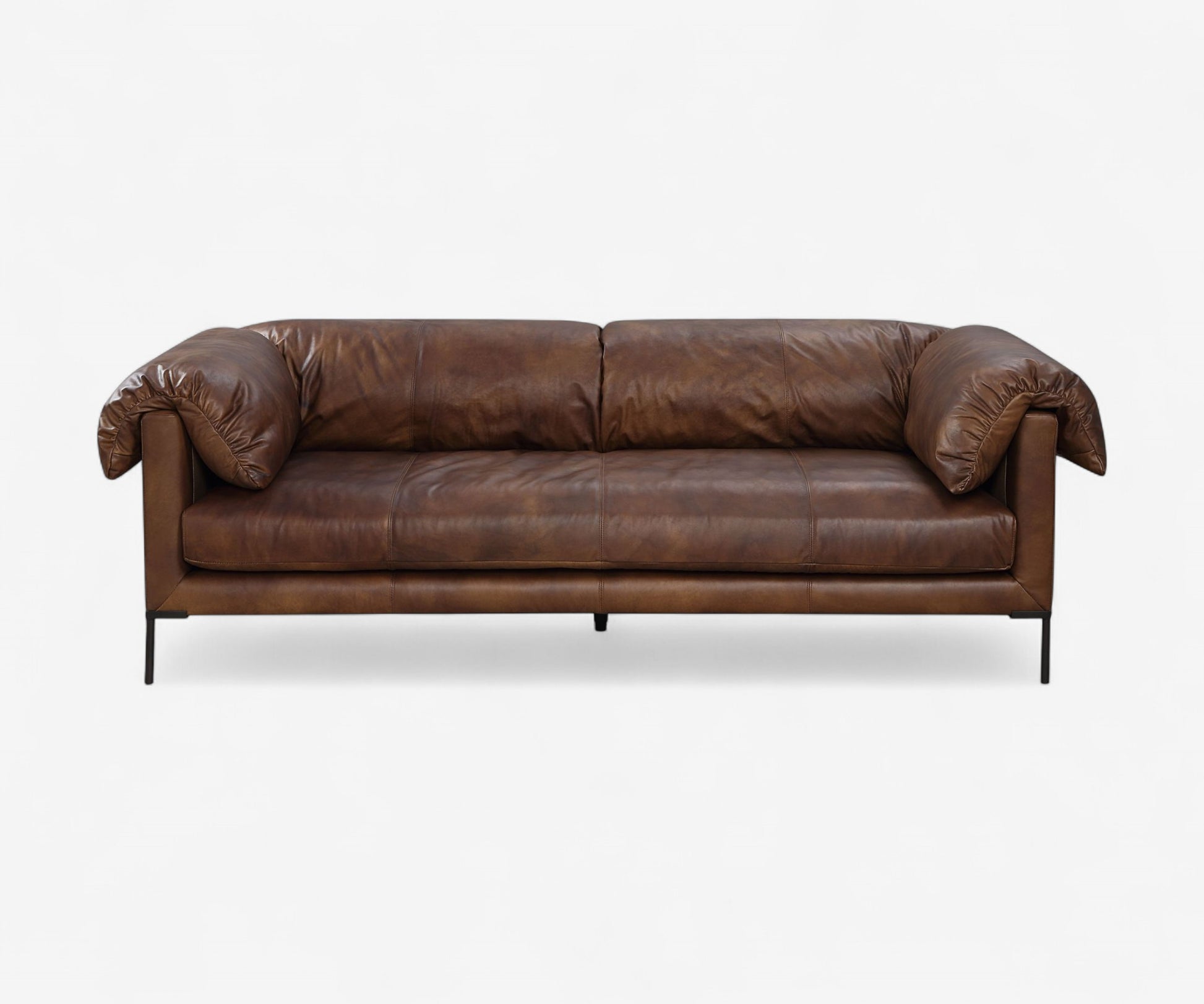 Runway Top Grain Leather Sofa - The Essential 