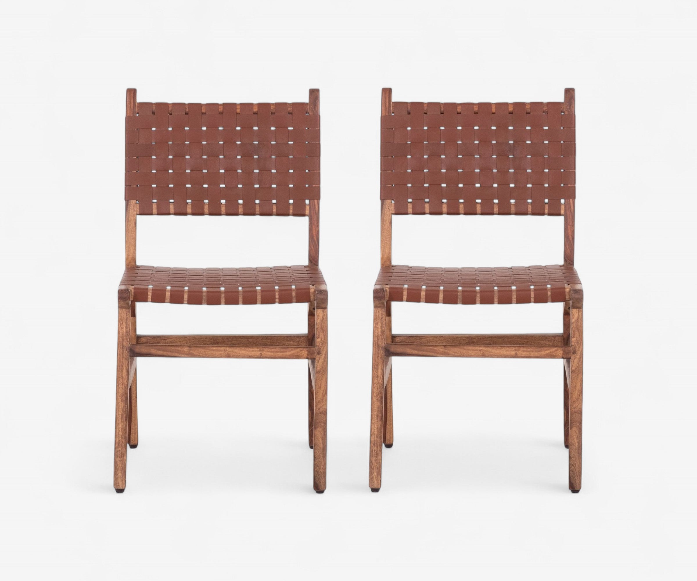 Leather Cuba Dining Chair Set - The Essential 