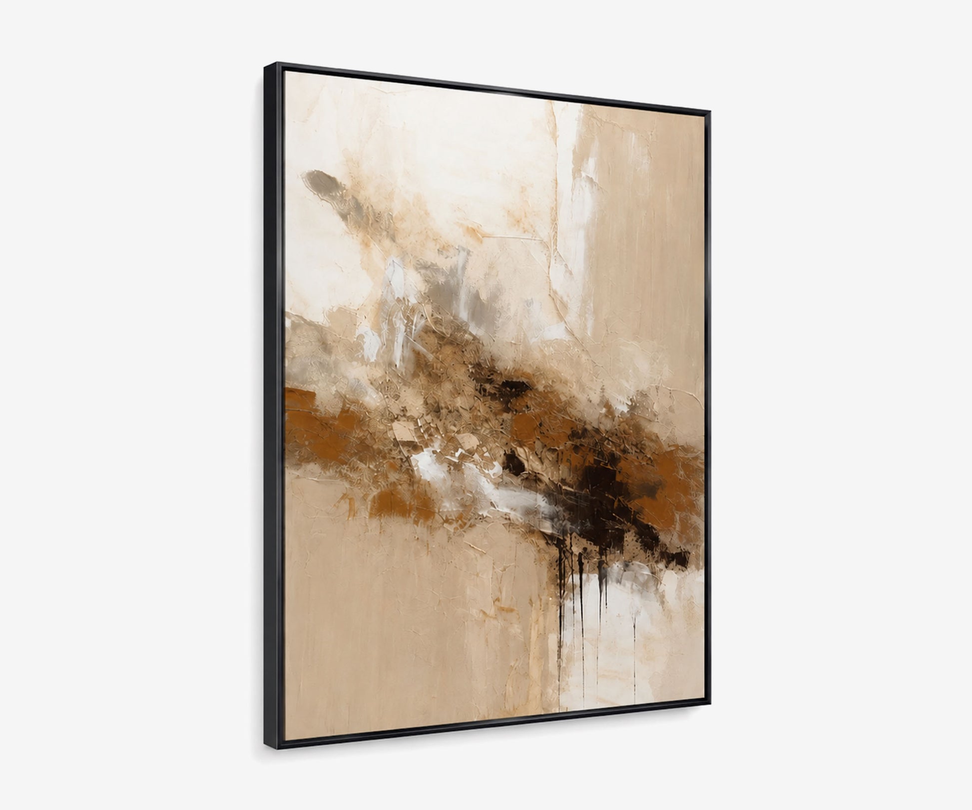 Earthen Relief Oil Painting